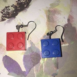 Handmade LEGO Earrings